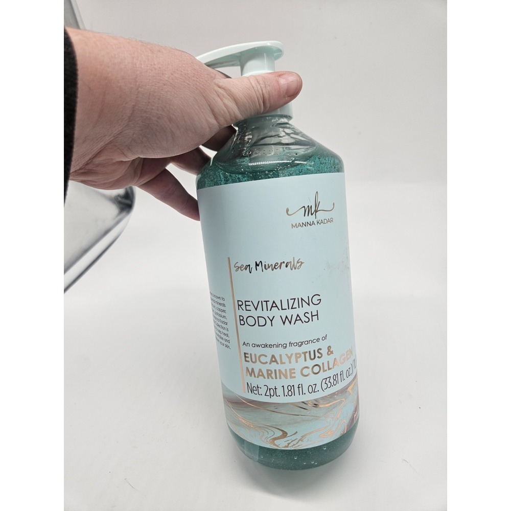 Manna‎ Kadar ~ Eucalyptus & Marine Collagen Revitalizing Body Wash 33.8 oz